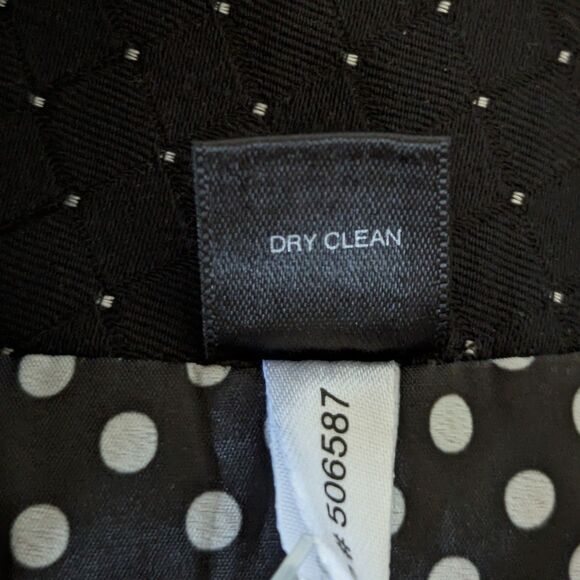 Express Design Studio Polka Dot Mini Skirt Black A-Line Lined Size 4 NWT - Picture 8 of 11